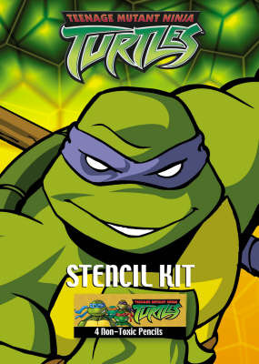 "Teenage Mutant Ninja Turtles" Stencil Activity Book image