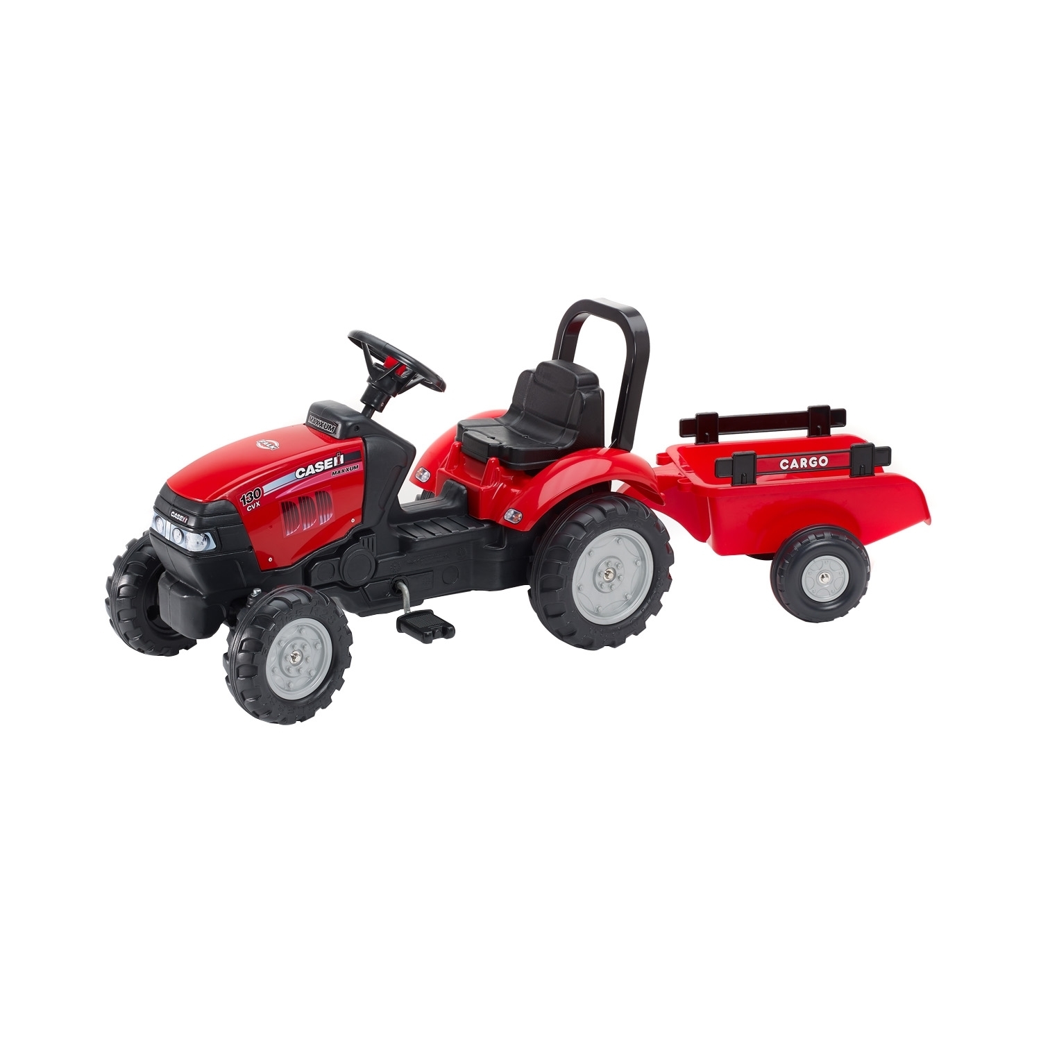 Case: IH Maxxum 130 CVX and Trailer image