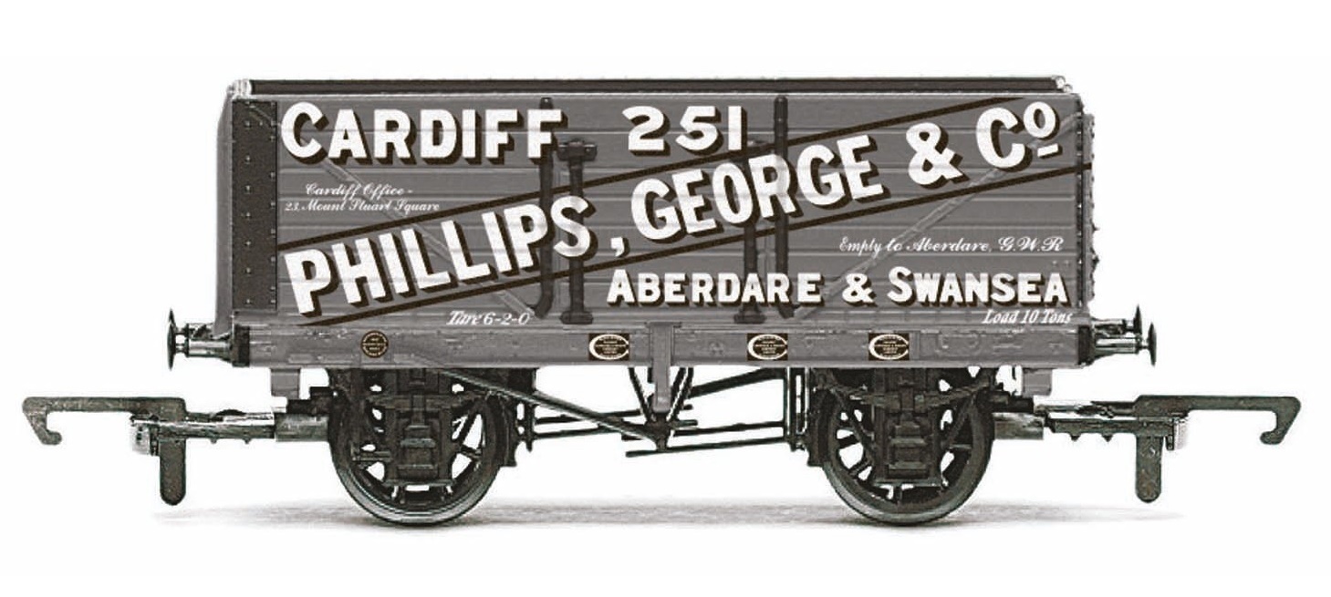 Hornby: 7 Plank Wagon 'Phillips, George & Co'