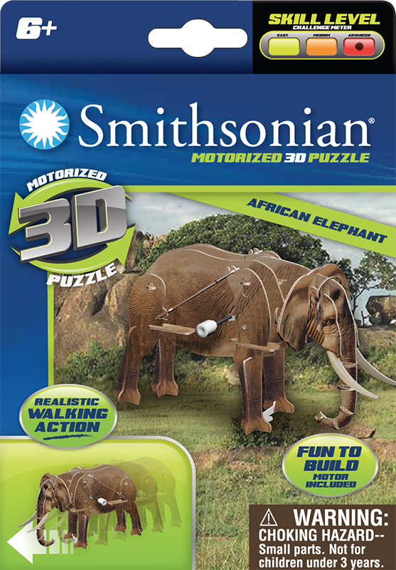 Smithsonian: Animal Wind Up Puzzle - Assortment image