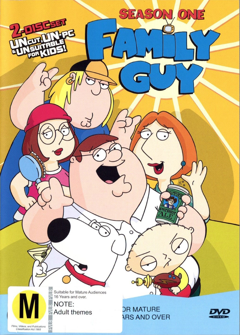 Family Guy - Season 1 (2 Disc Set) on DVD image