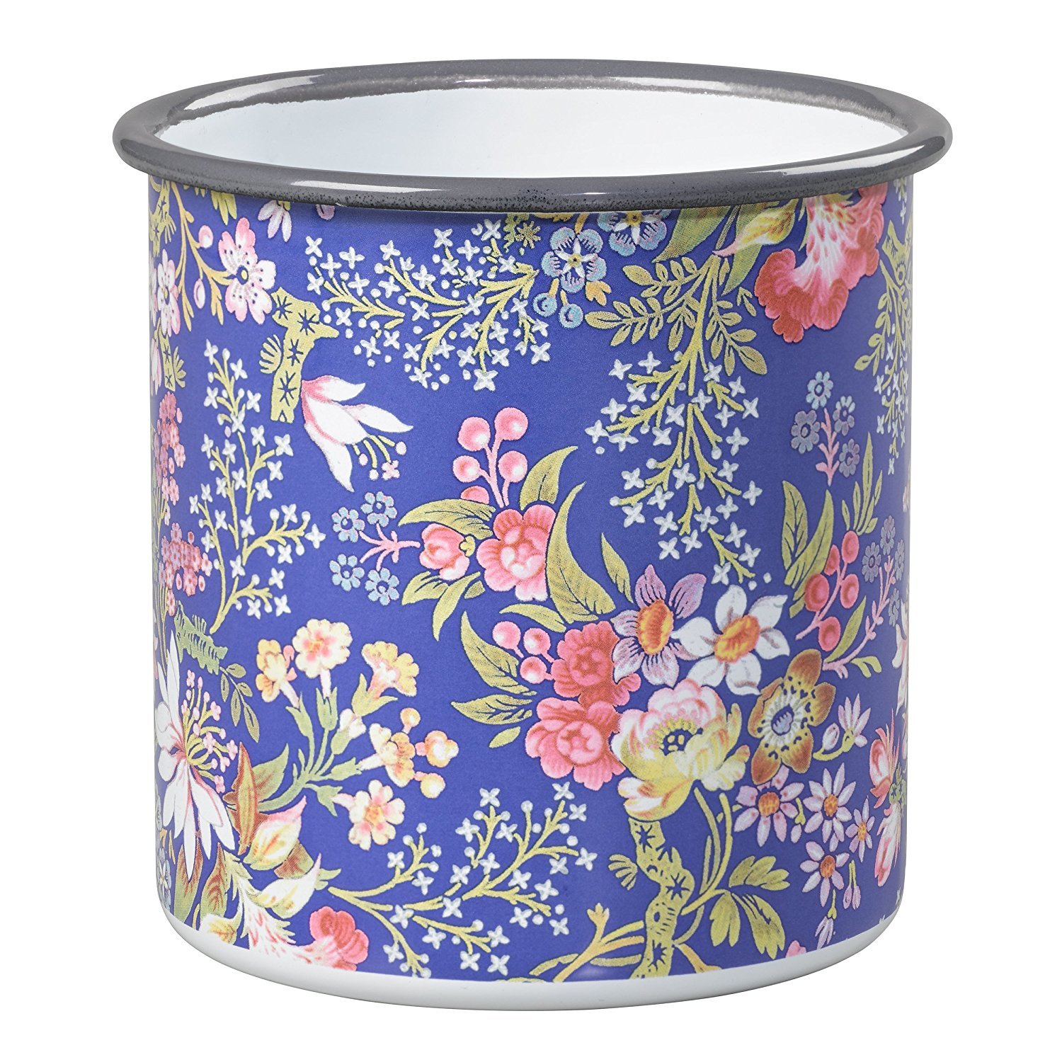 V&A Small Enamel Pot - Kilburn Blue