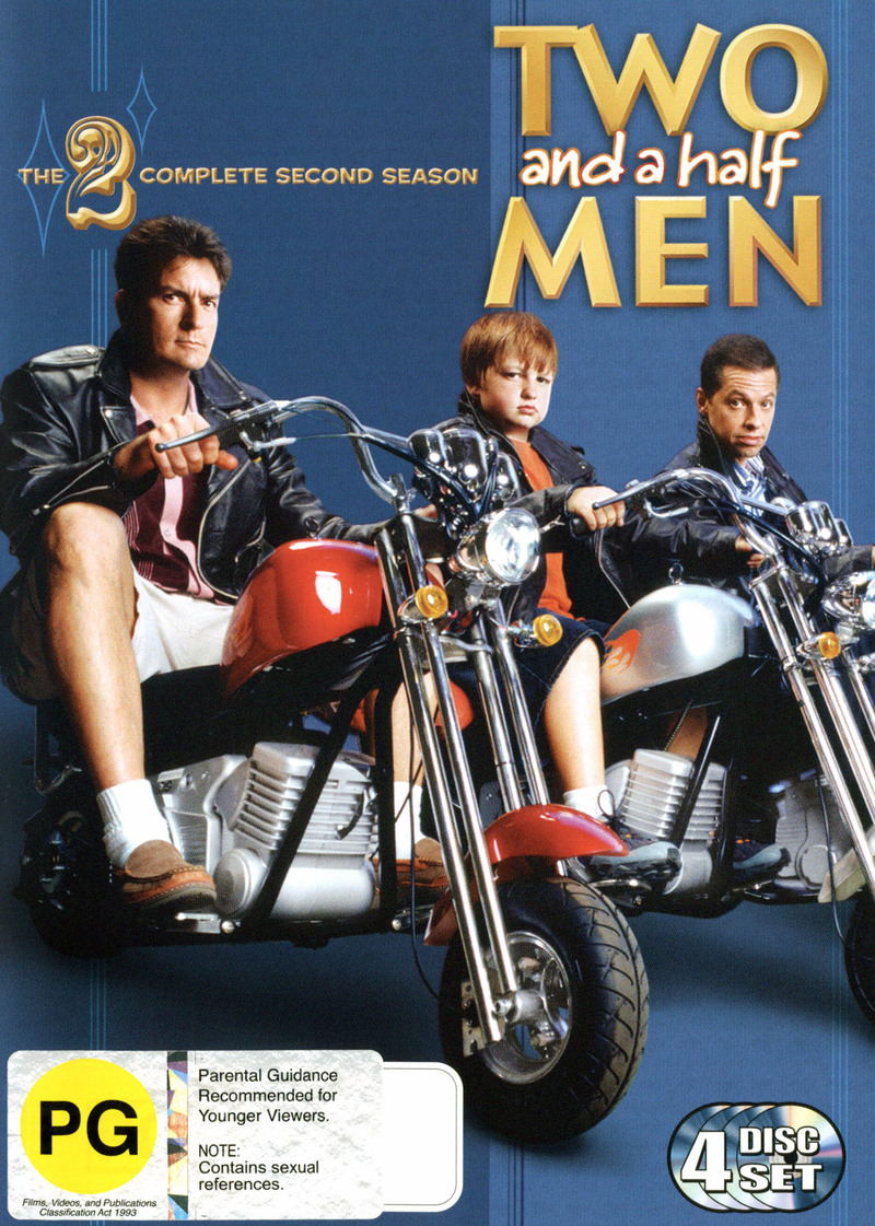 Two And A Half Men -The Complete Second Season (4 Disc Set) on DVD image