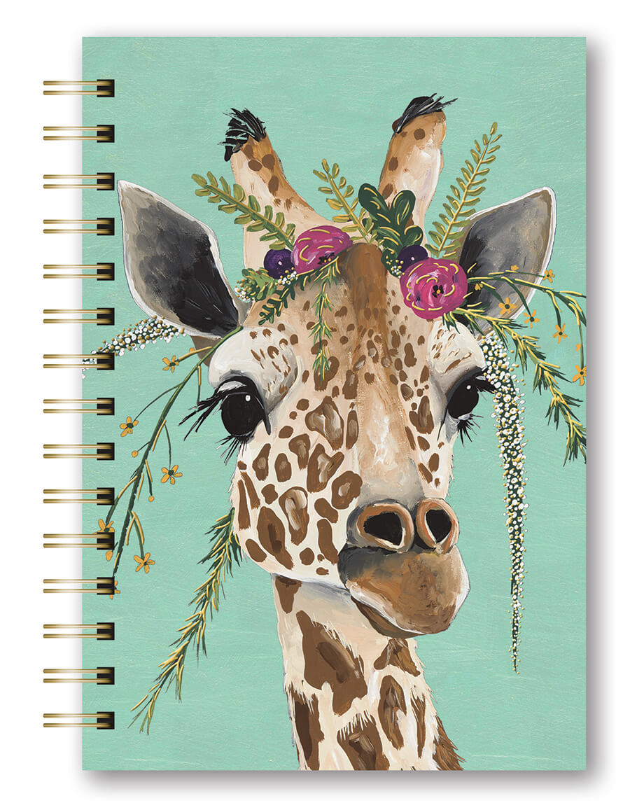 Claire Giraffe 2020 Medium Spiral Planner