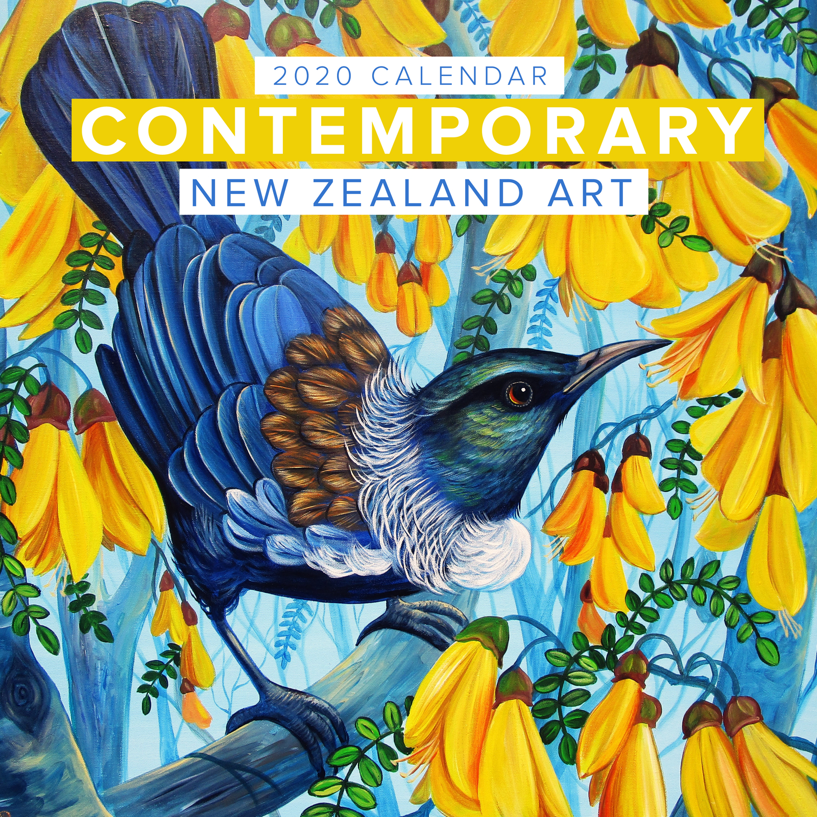 Contemporary New Zealand Art 2020 Square Wall Calendar image