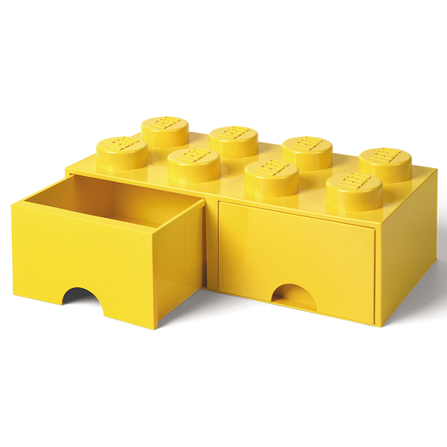 LEGO Storage Brick Drawer 8 (Yellow)
