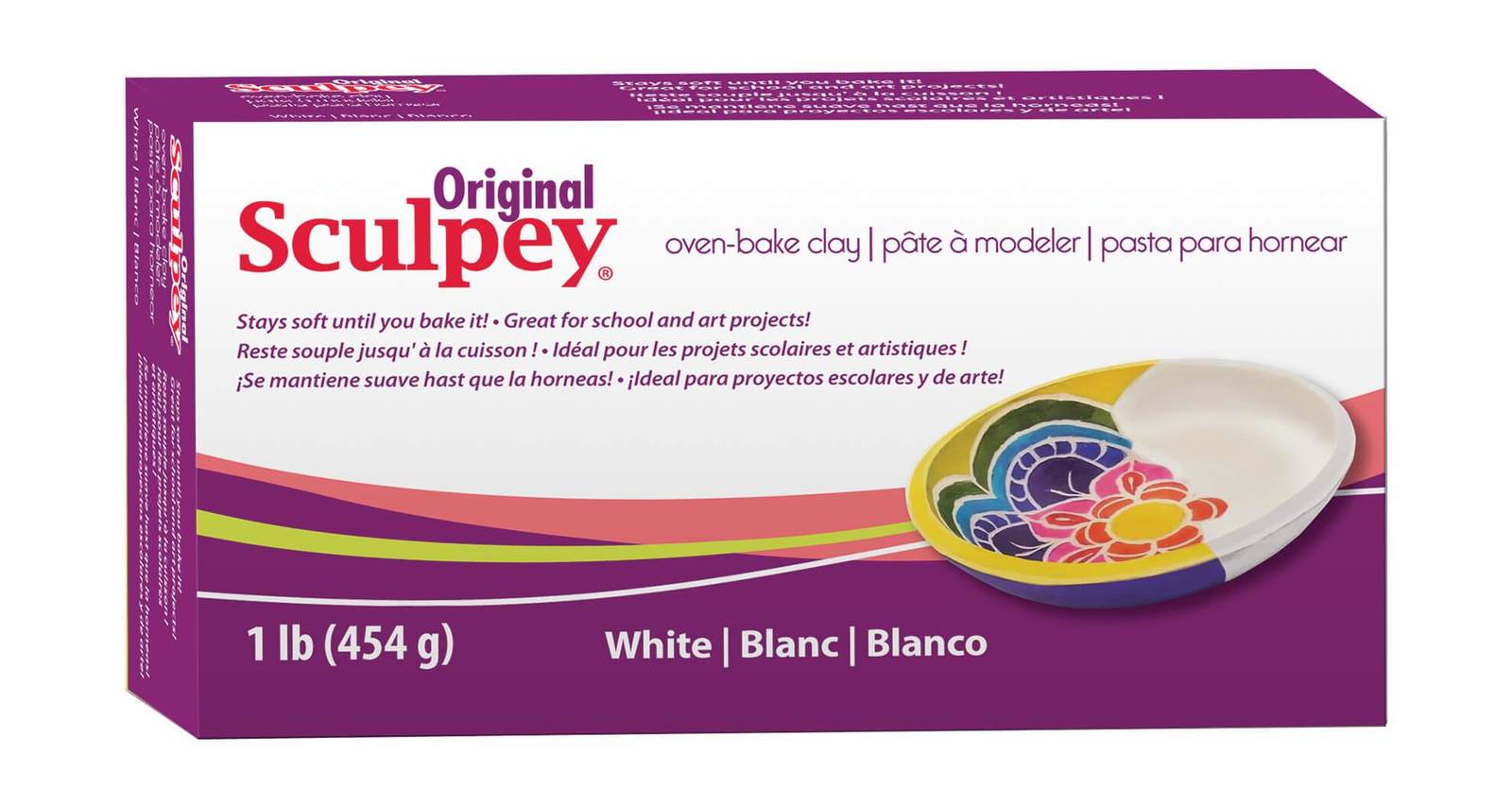 Buy Sculpey Original Oven-Bake Clay - White (454g) at Mighty Ape NZ