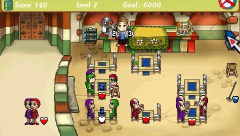 Diner Dash on PSP