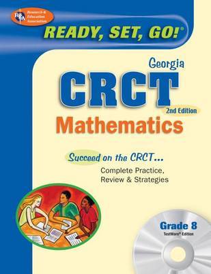 Georgia Crct Grade 8 Math with Testware (Rea) by Stephen Hearne, PH.D. image