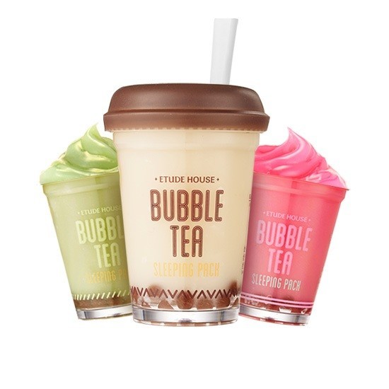 Etude House - Bubble Tea Sleeping Pack Black Tea (100G) image