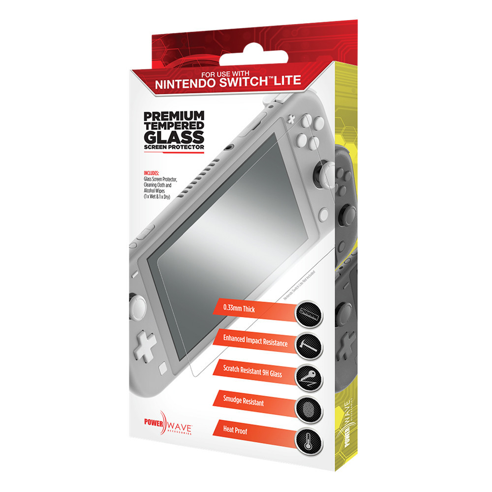Powerwave Premium Tempered Glass Screen Protector for Nintendo Switch