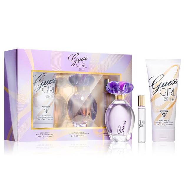 Buy Guess Girl Belle by Guess 3 Piece Gift Set (100ml EDT) at Mighty