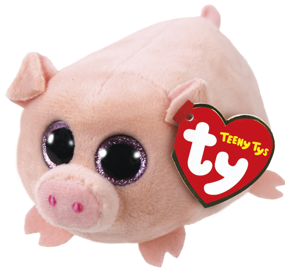 Ty: Teeny Curly Pig - Small Plush image