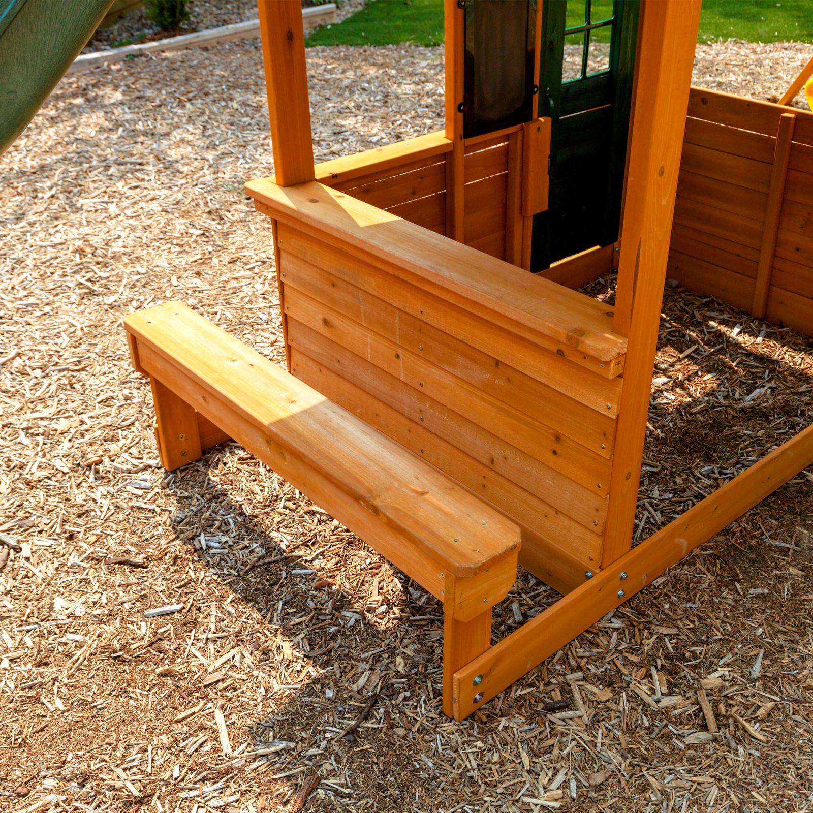 Kidkraft Ashberry Wooden Swing Set Playset Toy At Mighty