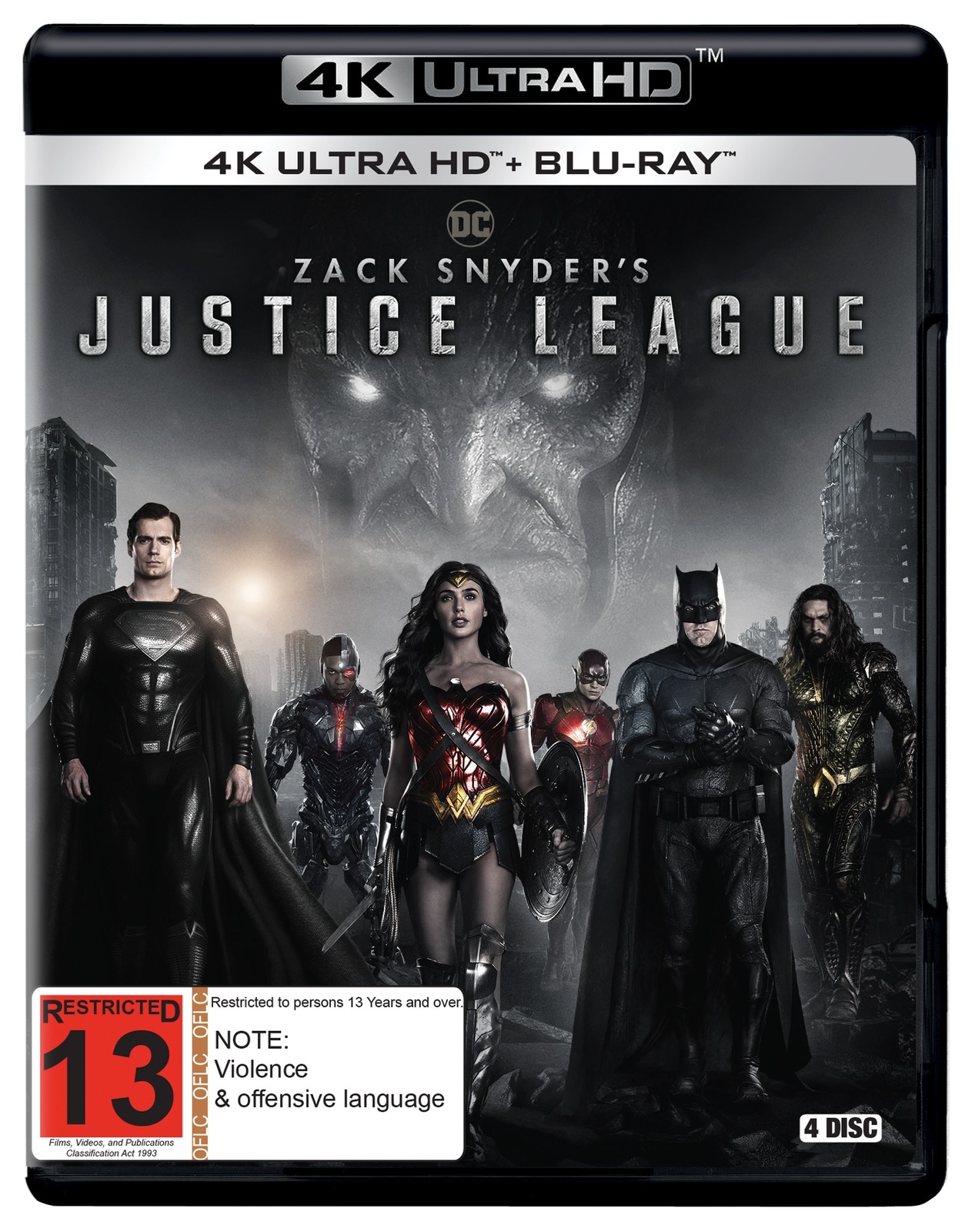 Zack Snyder's Justice League (4K UHD + Blu-Ray) on UHD Blu-ray image