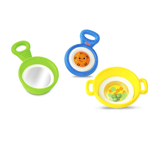 Fisher Price Brilliant Basics Stack & Nest Pots & Pans