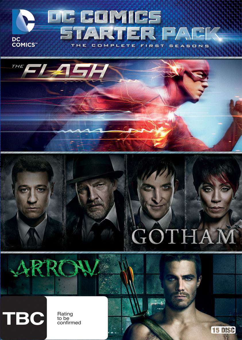DC Comics Starter Pack - Season 1 of Arrow, Flash and Gotham on DVD image