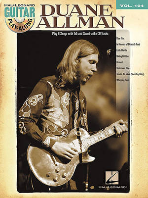 Duane Allman: Guitar Play-Along Volume 104 image