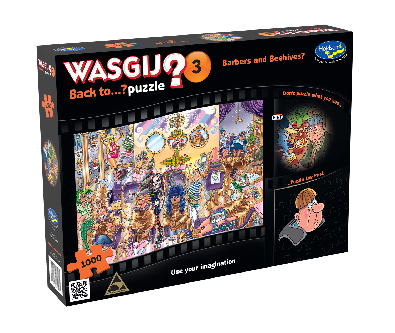 Wasgij: 1000 Piece Puzzle - Back To... (Barbers & Beehives)