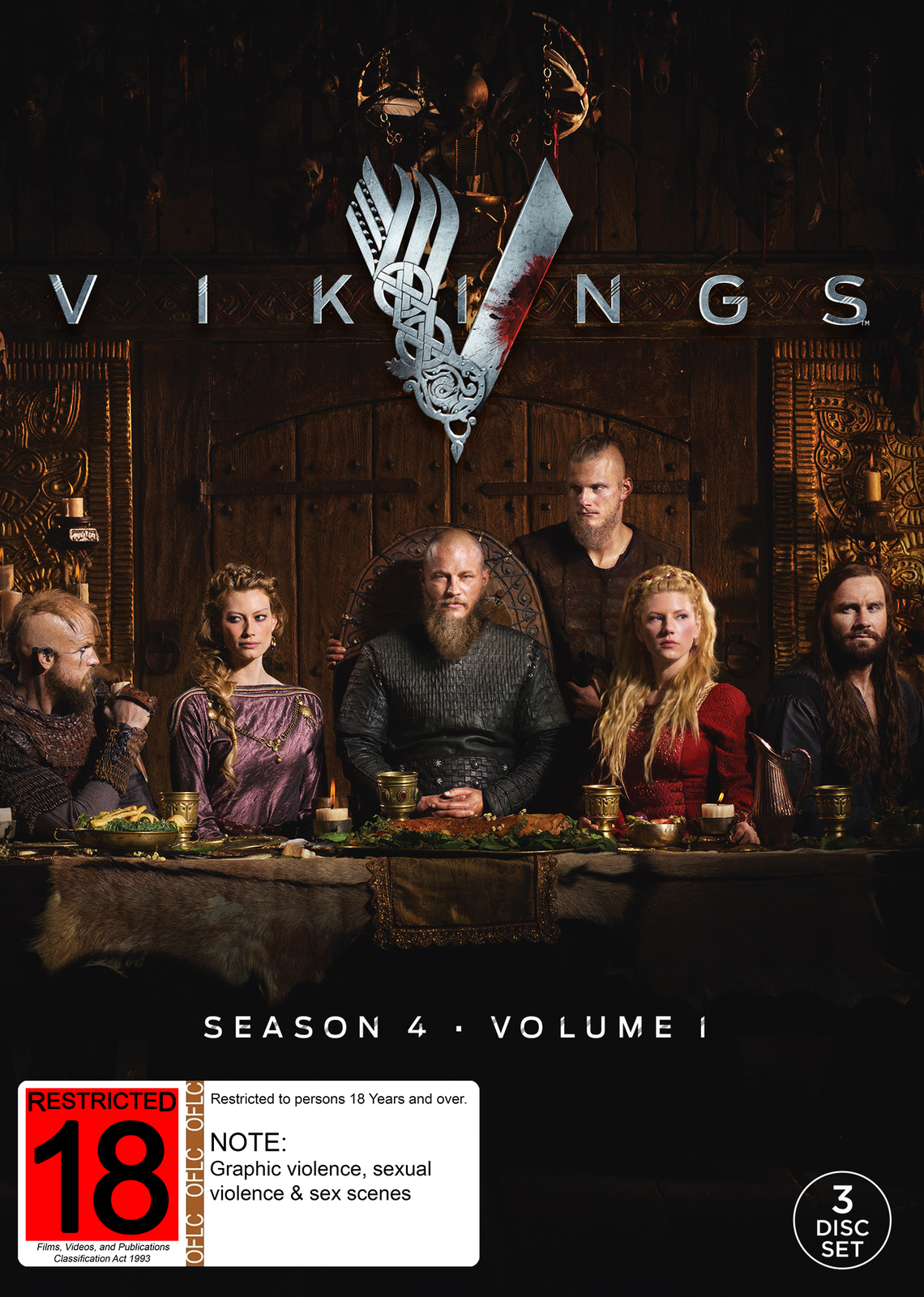Vikings: Season 4 - Volume 1 on DVD image