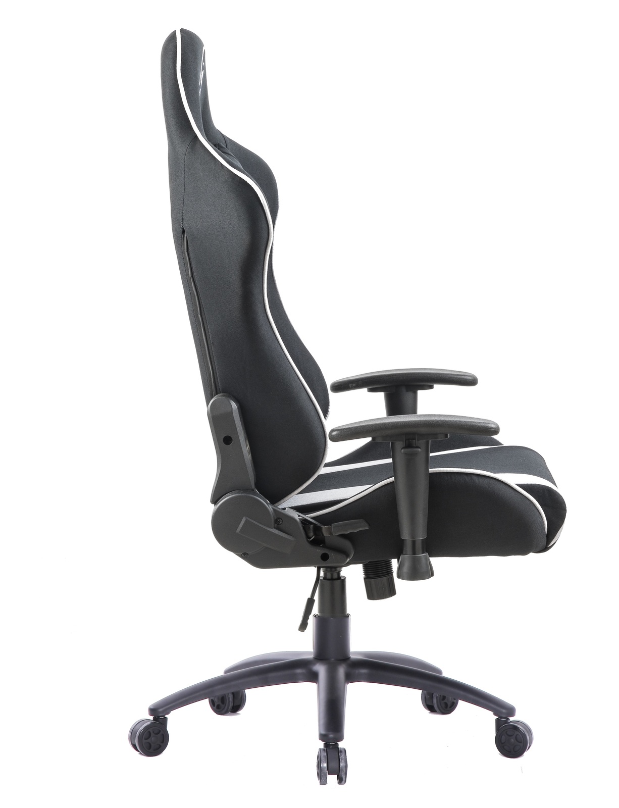 Gorilla Gaming Commander Chair - Black & Grey (Fabric) for image
