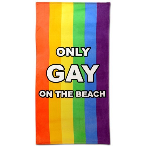 Only Gay on the Beach Towel