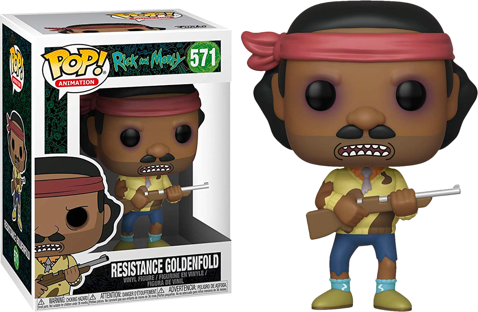 Rick & Morty - Resistance Goldenfold Pop! Vinyl Figure image