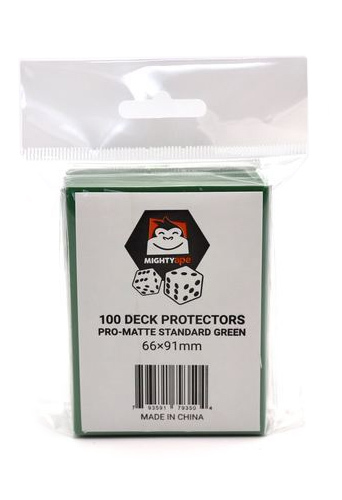 Mighty Ape Deck Protectors Pro-Matte Standard Green (100) image