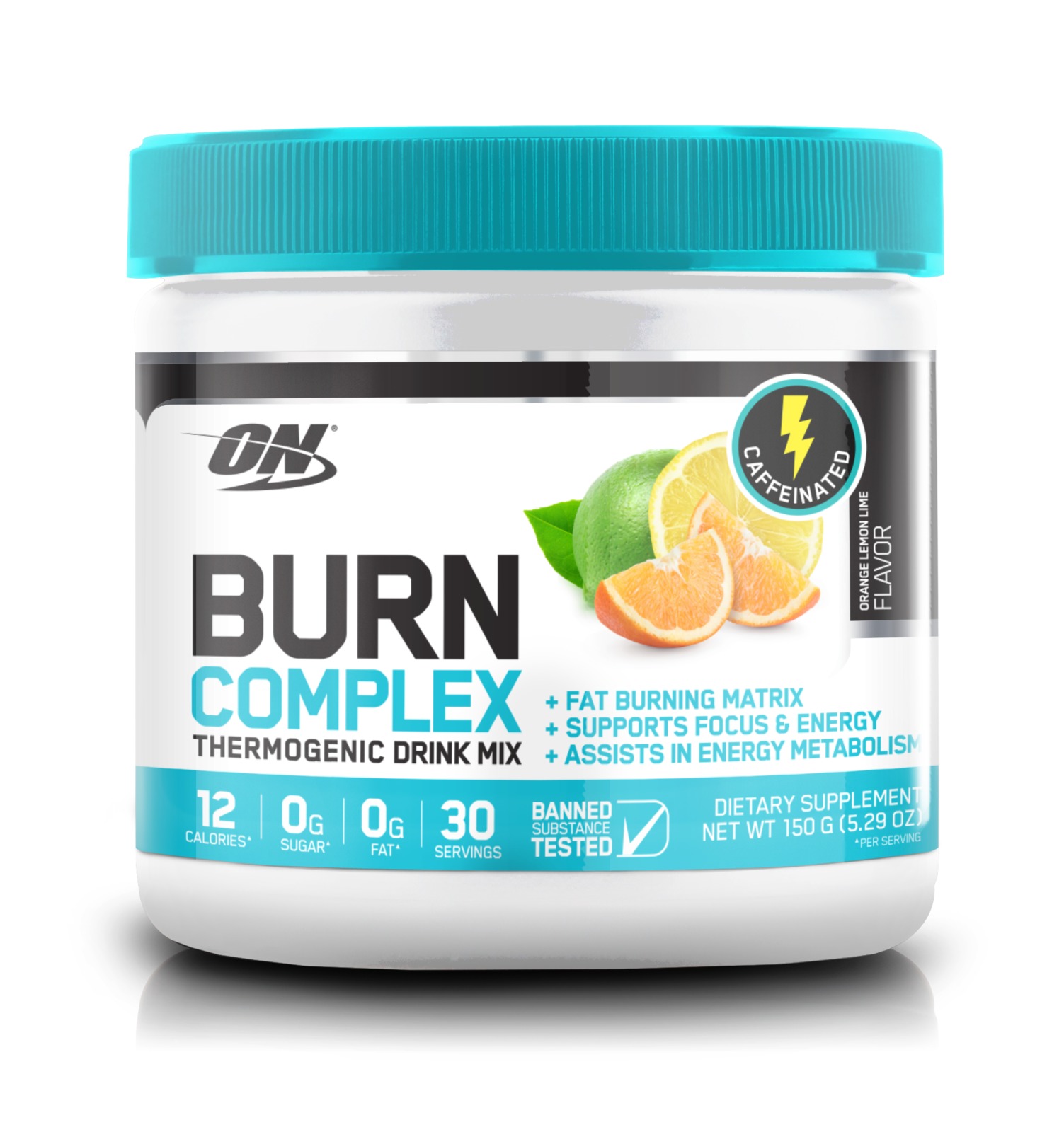 Optimum Nutrition: Burn Complex Thermogenic Drink Mix - Lemon Lime (30 Serves) image