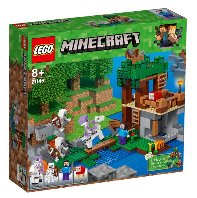lego minecraft the skeleton attack set 21146