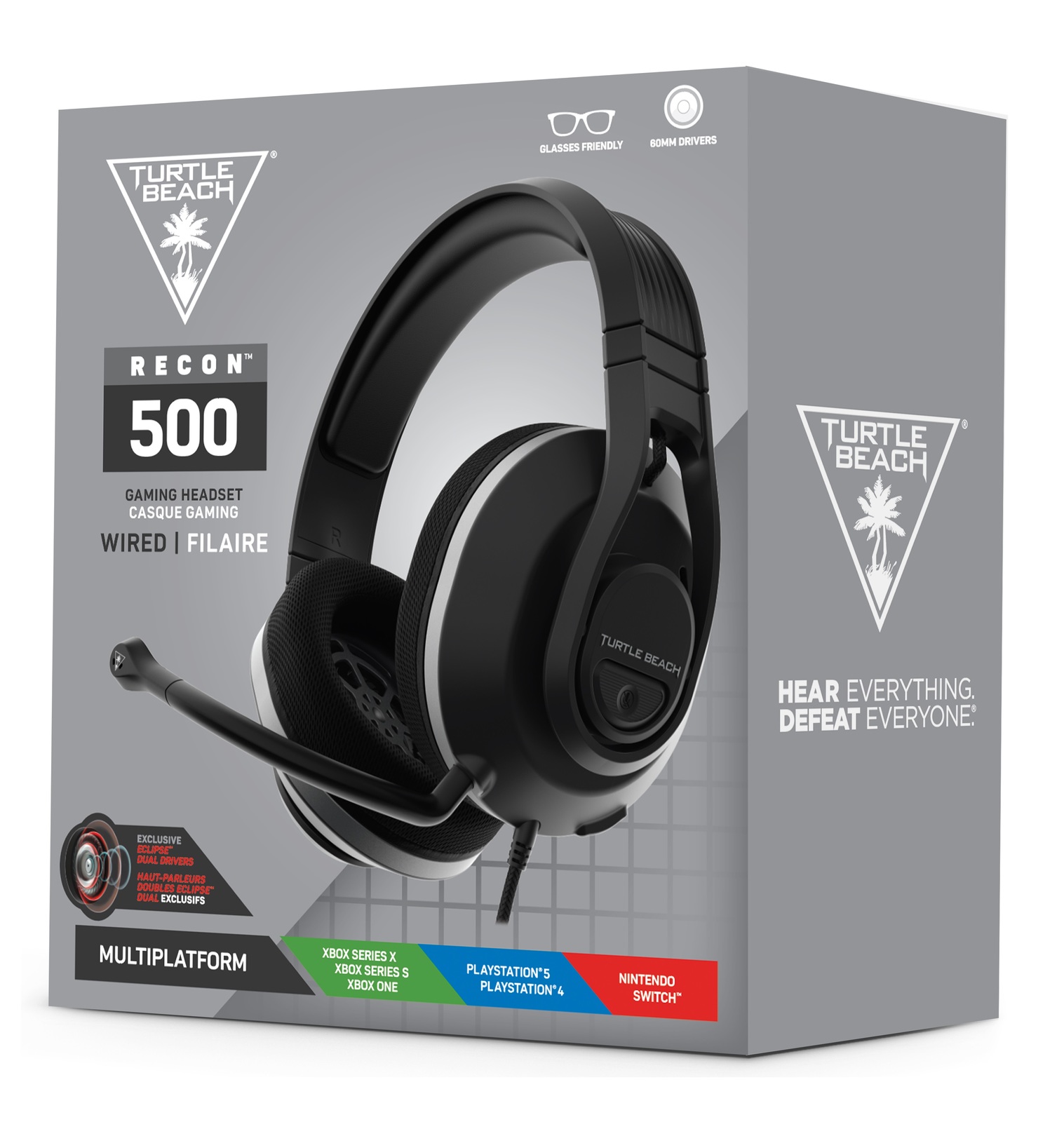 Turtle Beach Recon 500 Wired Gaming Headset for Switch, PS5, PS4, Xbox Series X, Xbox One image
