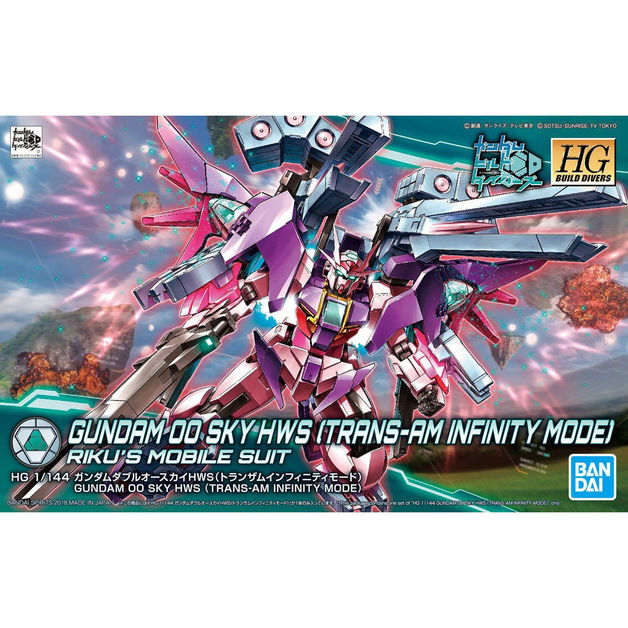 HGBD 1/144 Gundam 00 Sky HWS (Trans-Am Infinity Mode) - Model Kit | at ...