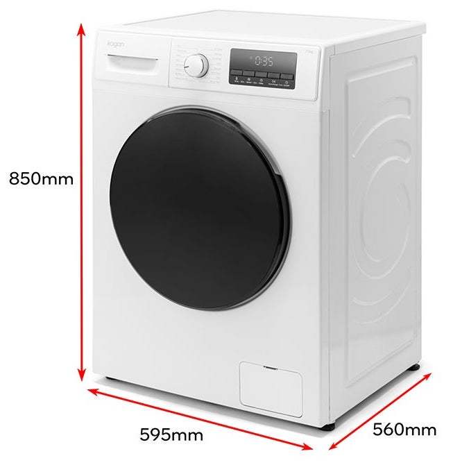 Buy Kogan 7.5kg Front Load Washing Machine White at Mighty Ape NZ