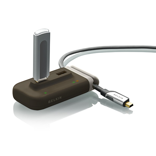 Belkin 4 Port Brown USB2.0 Plus Hub image