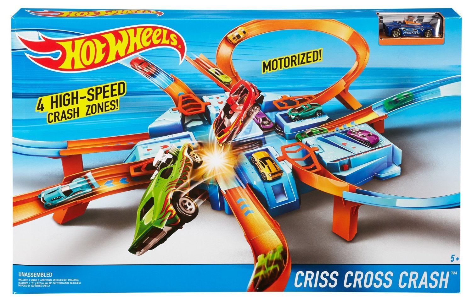 Hot Wheels: Criss Cross Crash - Track Set image