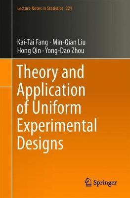 Theory and Application of Uniform Experimental Designs by Kai-Tai Fang image