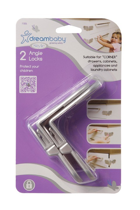 Dream Baby Angle Locks (Silver) - 2 Pack