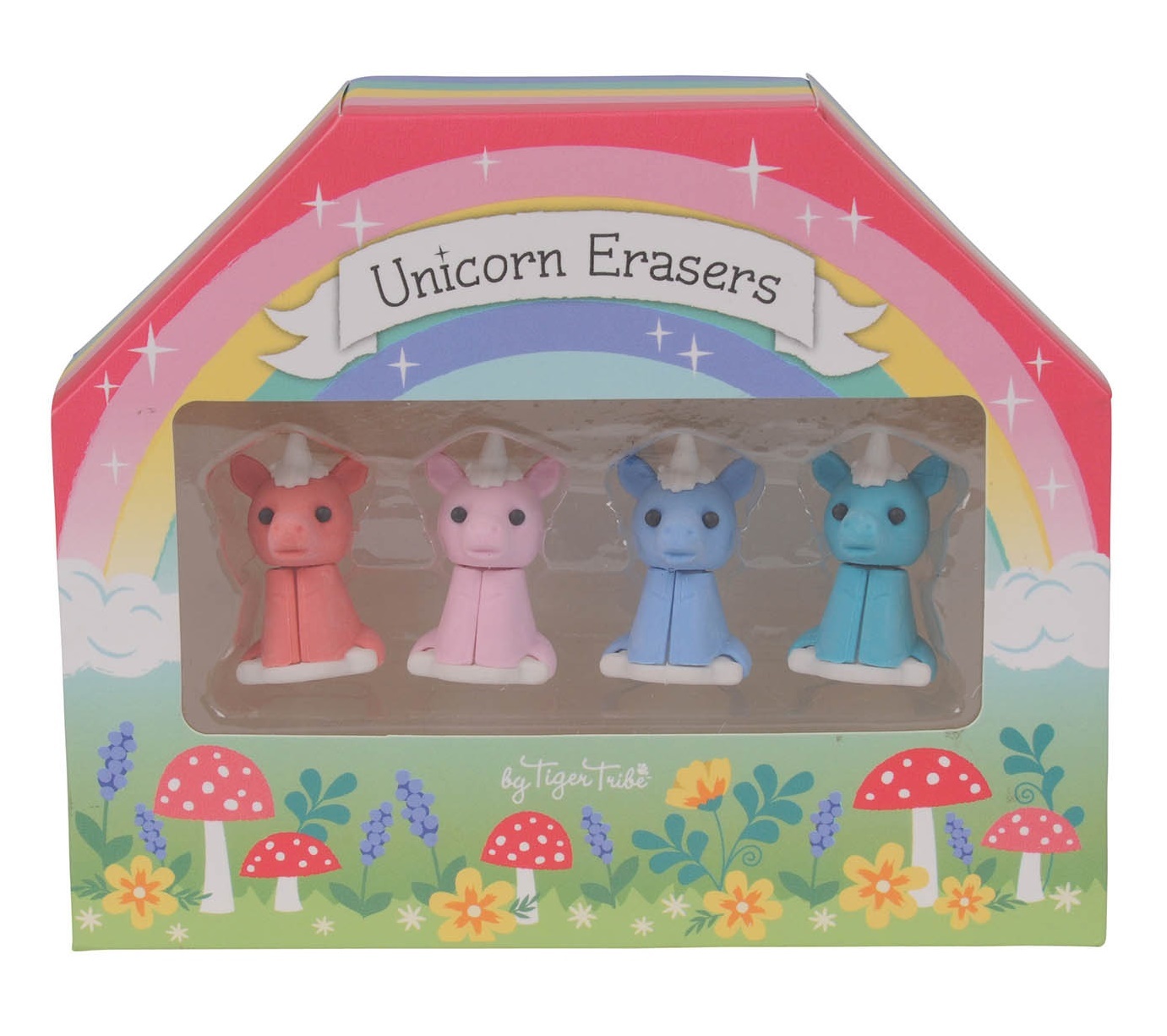 Tiger Tribe: Unicorn Eraser Set image