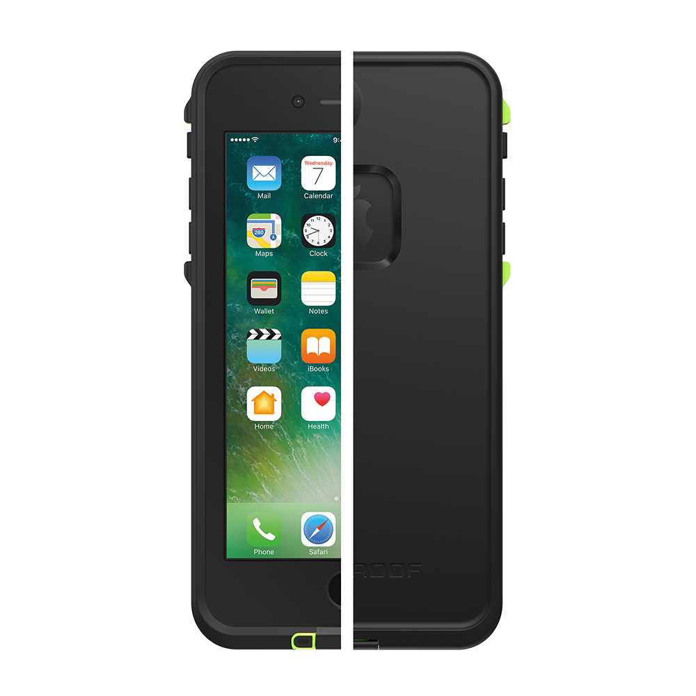 LifeProof Fre Case for iPhone 7 Plus/8 Plus - Black Lime