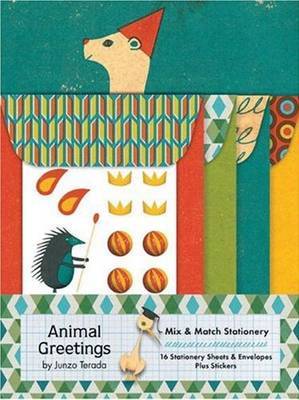 Animal Greetings Mix and Match Stationery Set (Junzo Terada) by Junzo Terada image