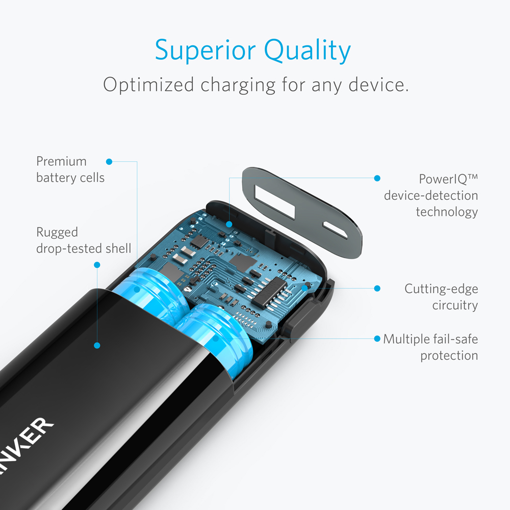 ANKER: Astro E1 5200mAh with 1x PowerIQ 2A port - Black image