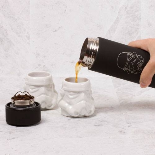 Star Wars: Original Stormtrooper Vacuum Flask with Strainer image