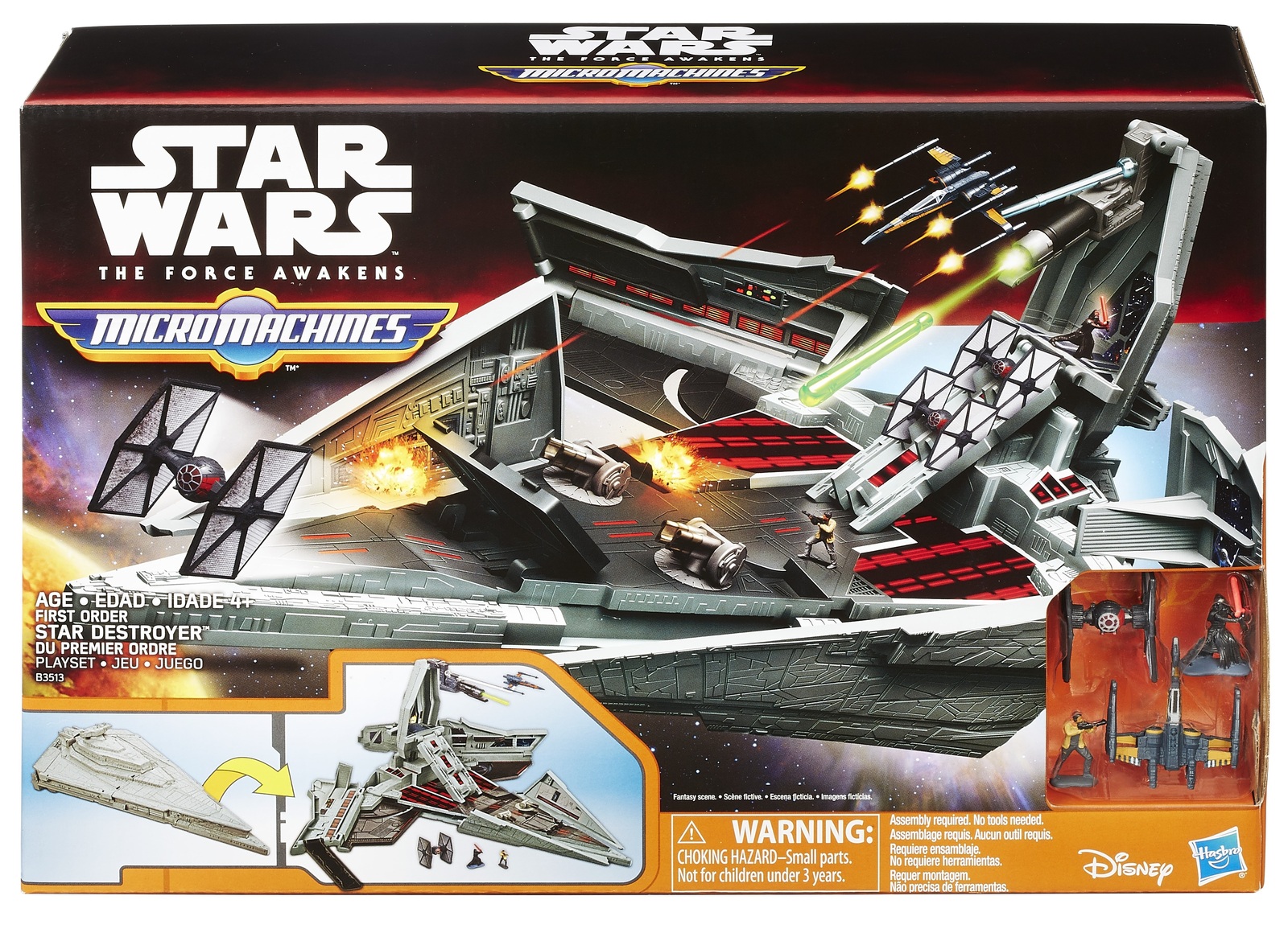 Star Wars: Micro Machines - First Order Star Destroyer Playset image