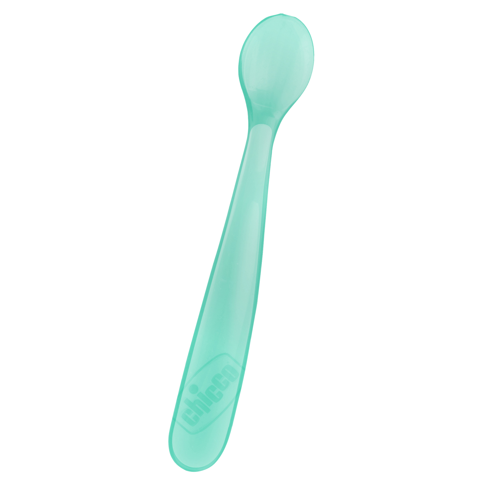 Chicco: Soft Silicone Spoon - 6m+ 2pk (Blue) image