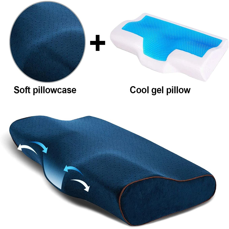 Contoured Memory Foam Pillow Medium at Mighty Ape NZ