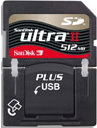 SanDisk SD Plus Ultra II 512MB Memory SanDisk SD Plus Ultra II 512MB Memory