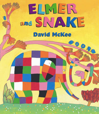 Elmer and Snake by David McKee image