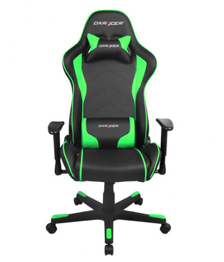 DXRacer Formula Series Gaming Chair (Black and Green ...