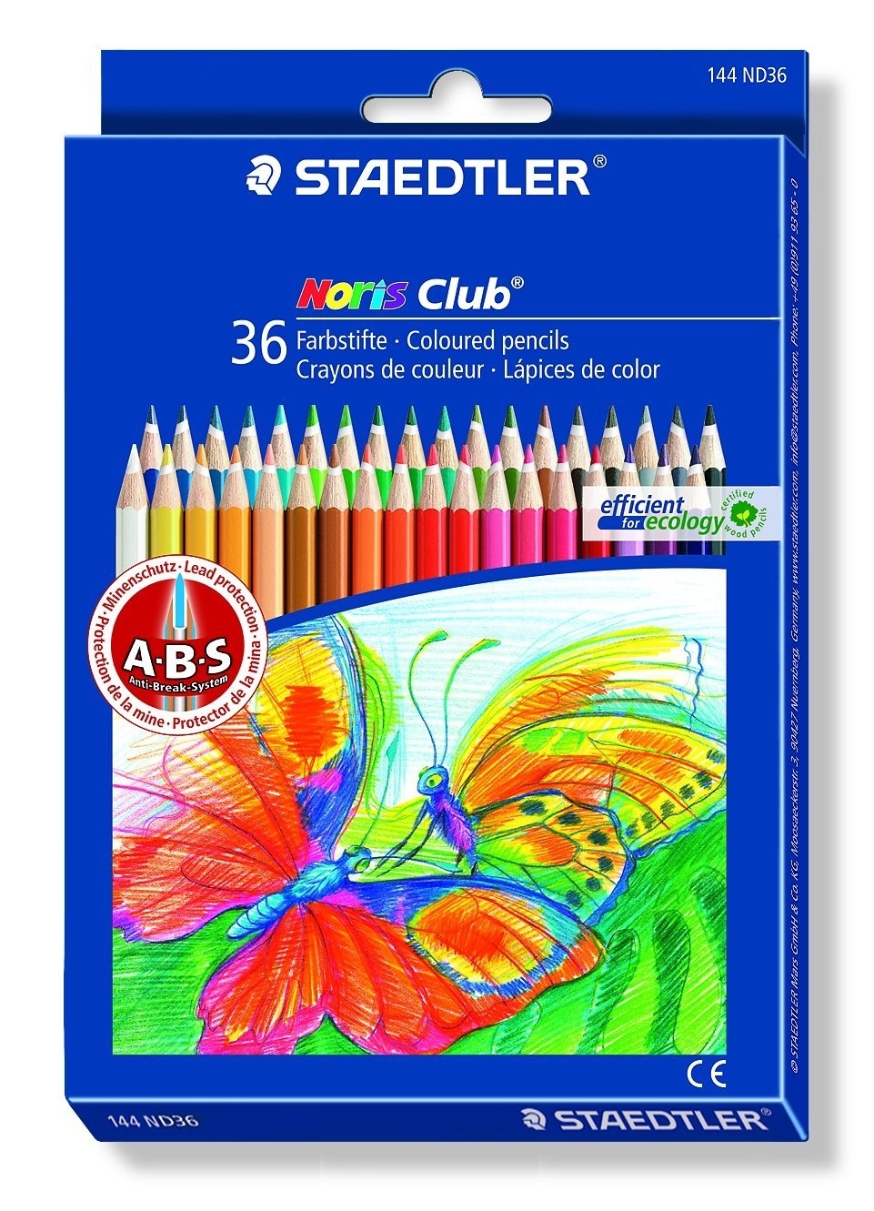 Staedtler - Noris Club Coloured Pencils - Pack of 36 image