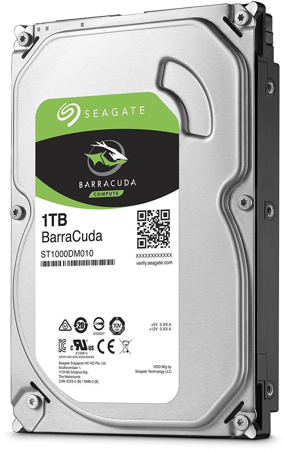 1TB Seagate BarraCuda 3.5" 7200RPM SATA HDD image